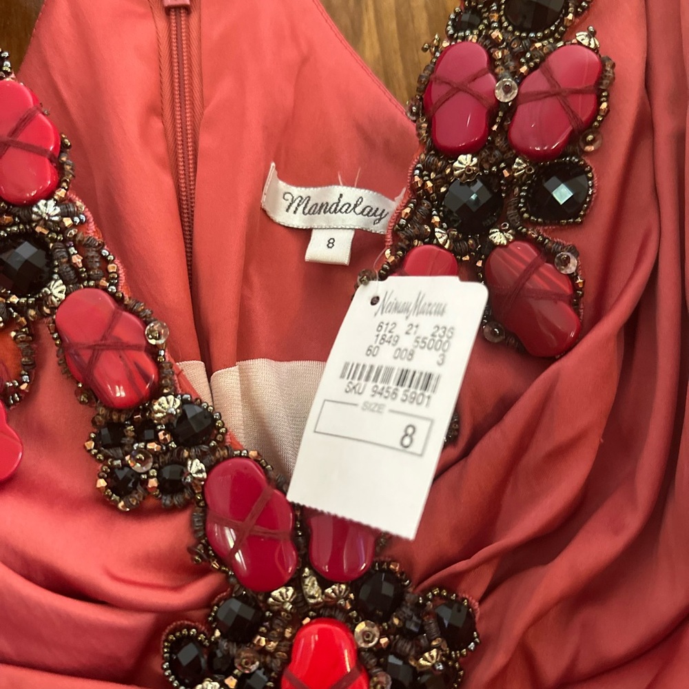 Mandalay Pink Embellished Dress